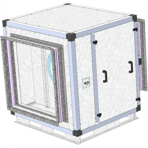 Вентилятор в шумоизолированном каркасе VS(EC3) Pro-120x 90 (B500*2)