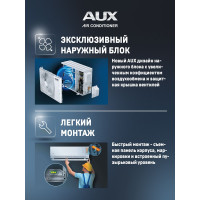 Настенный кондиционер AUX ASW-H24A4/BA-R2DI 70м² Настенный кондиционер AUX ASW-H24A4/BA-R2DI 70м²
