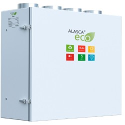 ECO V200EC E, Вентиляционная установка Alasca ECO приточно-вытяжная с энтальпийным пластинчатым рекуператором