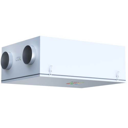 RR300F EC W Pro, Вентиляционная установка Alasca RR компактная с двойным роторным рекуператором + смес. узел, заслонки, датчики