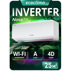 Настенный кондиционер Ecoclima ECW/I-CH09/AA-4R1 (White) 25м²