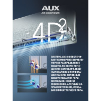 Настенный кондиционер AUX ASW-H12A4/AF-R2DI 35м² Настенный кондиционер AUX ASW-H12A4/AF-R2DI 35м²