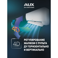 Настенный кондиционер AUX ASW-H24A4/JD-R2DI (v1) 70м² Настенный кондиционер AUX ASW-H24A4/JD-R2DI (v1) 70м²