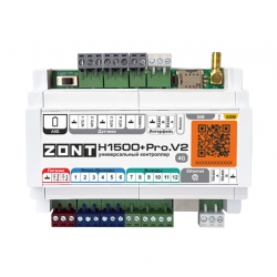 Универсальный контроллер ZONT H1500+ PRO.V2 Универсальный контроллер ZONT H1500+ PRO.V2