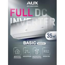 Настенный кондиционер AUX ASW-H12A4/CB-R2DI 35м²