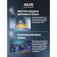 Настенный кондиционер AUX ASW-H09A4/CD-R2DI 25м² Настенный кондиционер AUX ASW-H09A4/CD-R2DI 25м²
