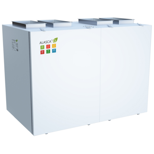 RR2000V EC W, Вентиляционная установка Alasca RR с роторным рекуператором