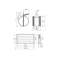Клапан с приводом Ecoclima Pro Vent ECT VAL-T 200+R220 Клапан с приводом Ecoclima Pro Vent ECT VAL-T 200+R220