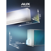 Настенный кондиционер AUX ASW-H12A4/HB-R2DI 35м² Настенный кондиционер AUX ASW-H12A4/HB-R2DI 35м²