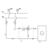 Смесительный узел Ecoclima Pro Vent ECT MU-WC-T 2,5 DN15 Смесительный узел Ecoclima Pro Vent ECT MU-WC-T 2,5 DN15