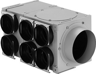 Коллектор/распределитель 6 x DN 90 на DN 180 Коллектор/распределитель 6 x DN 90 на DN 180
